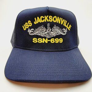 USS JACKSONVILLE SSN-699 Direct Embroidered Baseball Hat